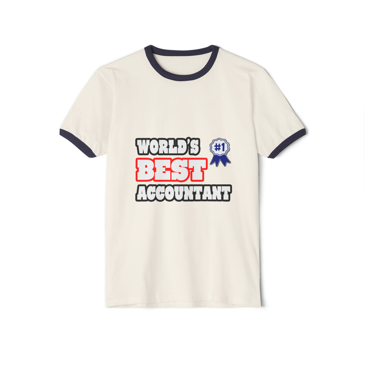 World's Best Accountant - Unisex Cotton Ringer T-Shirt
