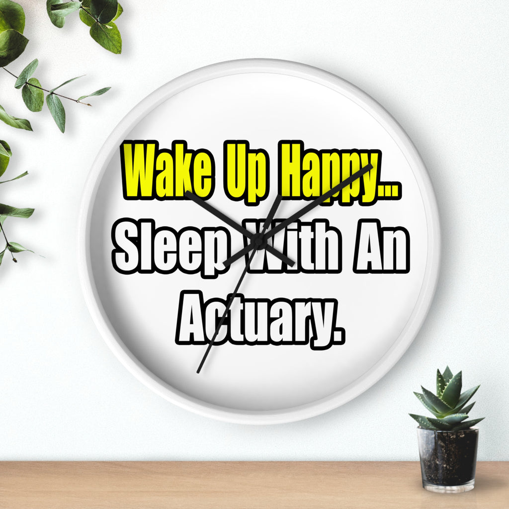 Sleep With an Actuary - Wall Clock