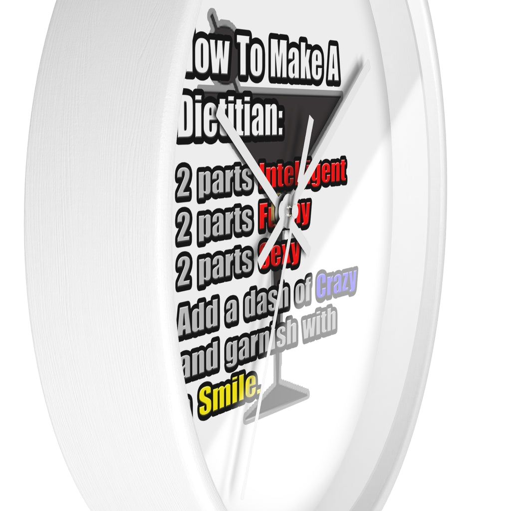 How To Make a Dietitian - Wall Clock