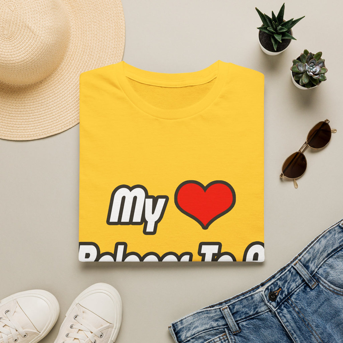 My Heart Belongs To A Teacher - Unisex Softstyle T-Shirt