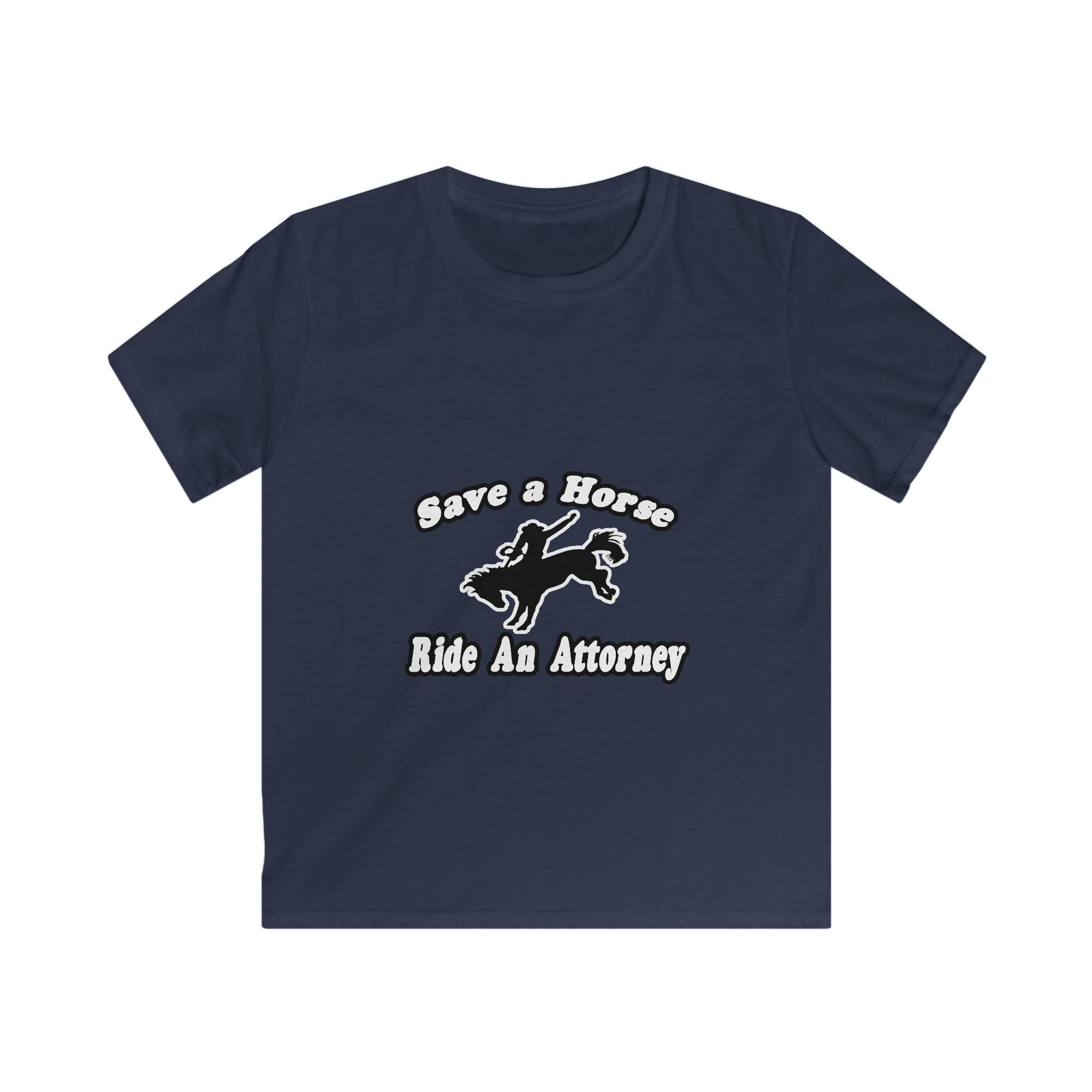 Save Horse Ride Attorney - Kids Softstyle Tee