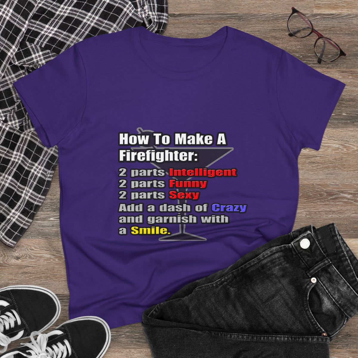 How To Make a Firefighter - Women's Midweight Cotton Tee