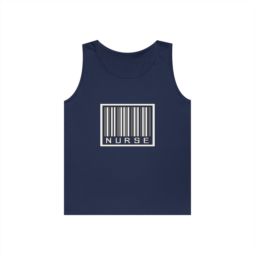 Barcode Nurse - Unisex Heavy Cotton Tank Top