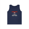 Audiologist ... Will Work For Wine - Unisex Heavy Cotton Tank Top