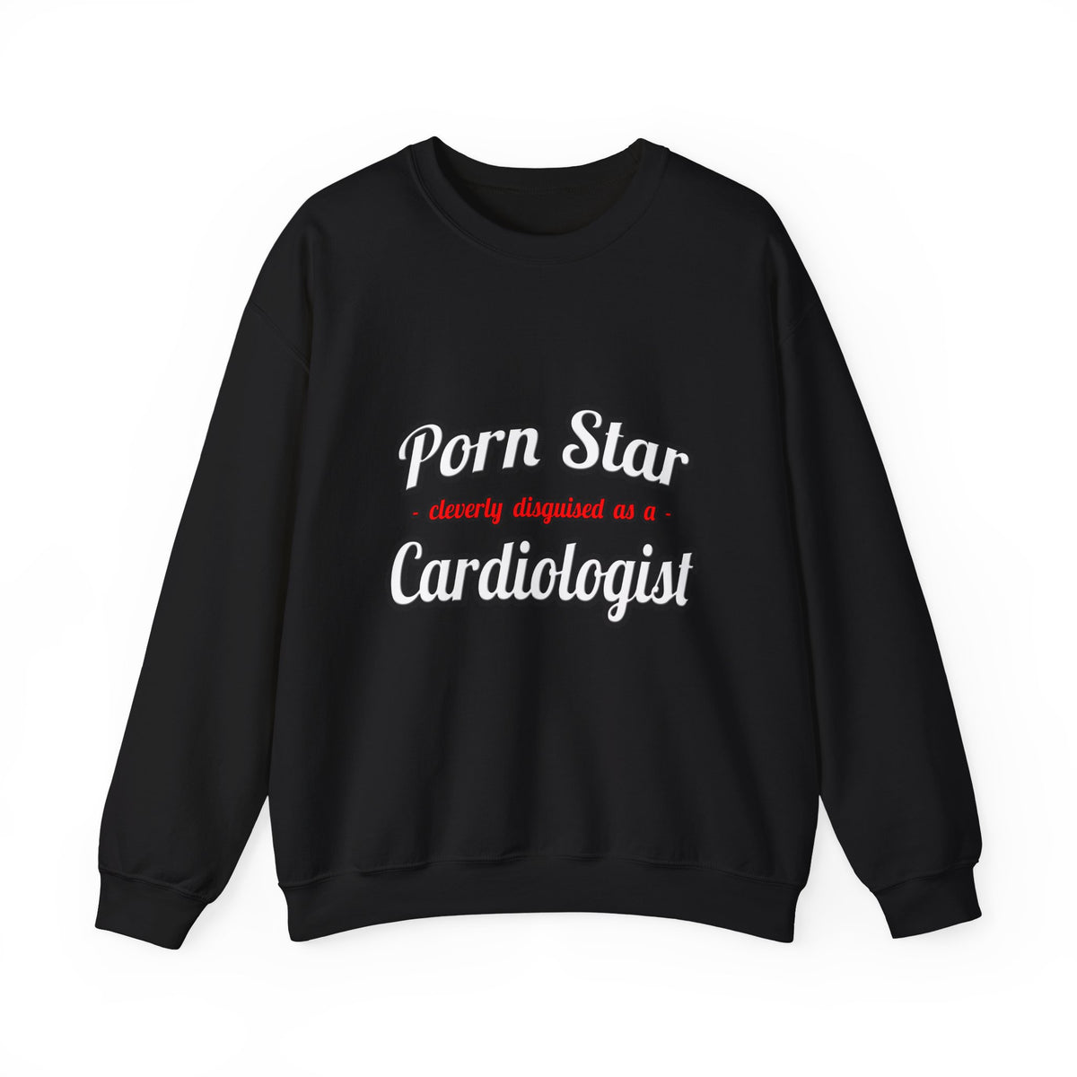 Porn Star...Cardiologist (2) - Unisex Heavy Blend™ Crewneck Sweatshirt