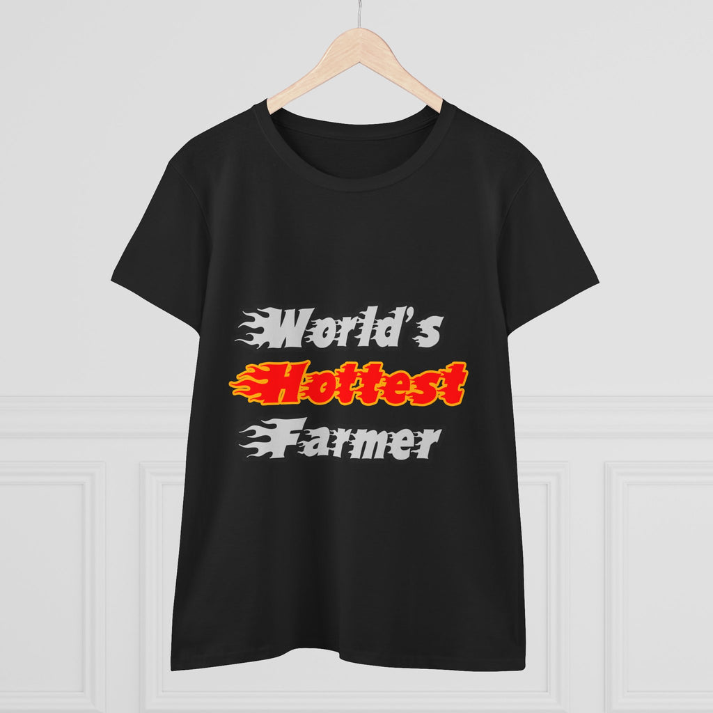 World's Hottest Farmer - Women's Midweight Cotton Tee