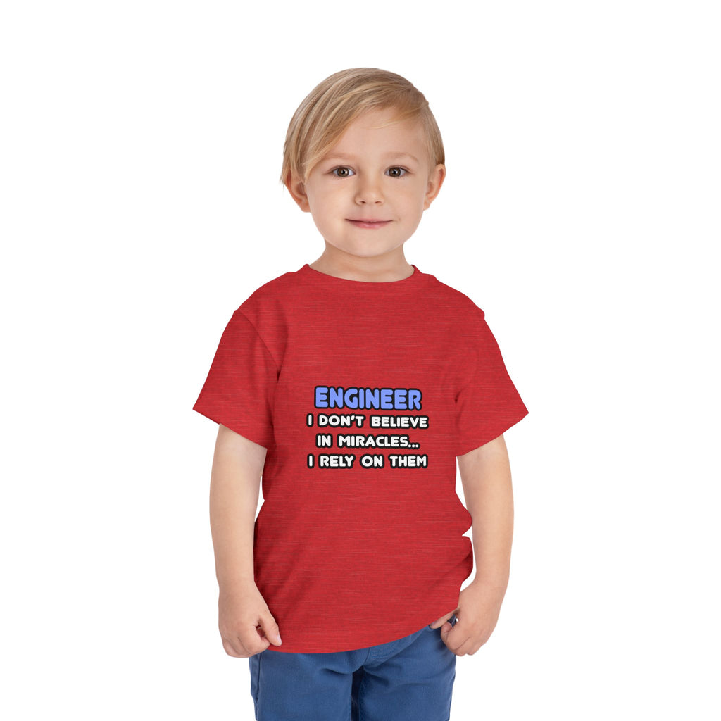 Miracles and Engineers - Toddler Short Sleeve Tee