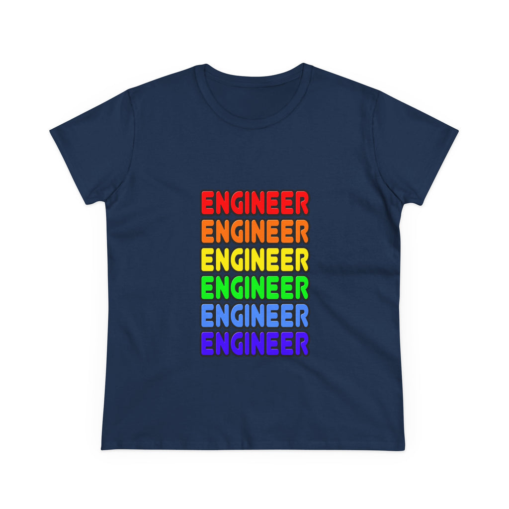 Rainbow Engineer - Women's Midweight Cotton Tee