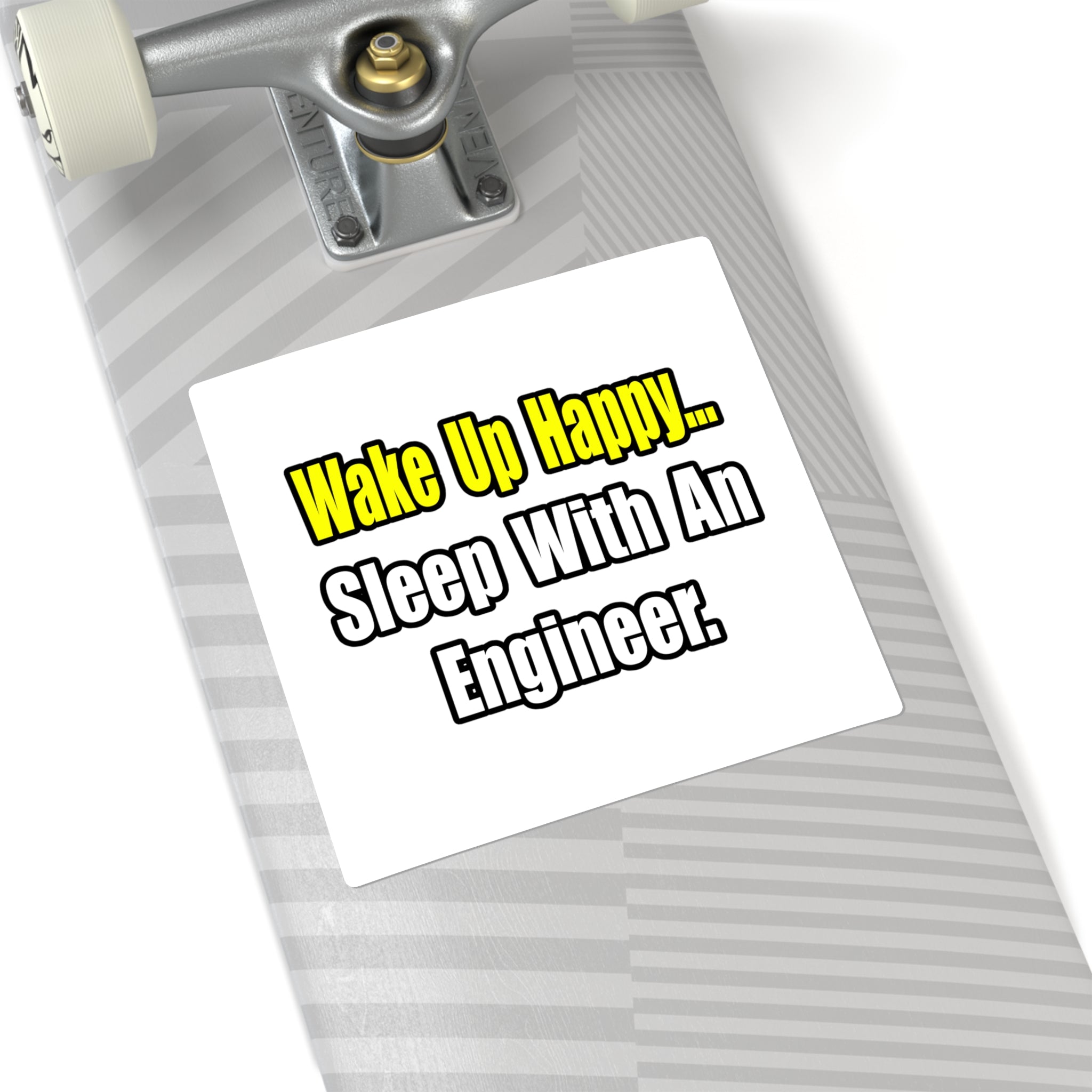 Sleep With Engineer - Square Stickers