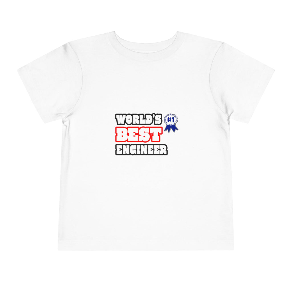 World's Best Engineer - Toddler Short Sleeve Tee