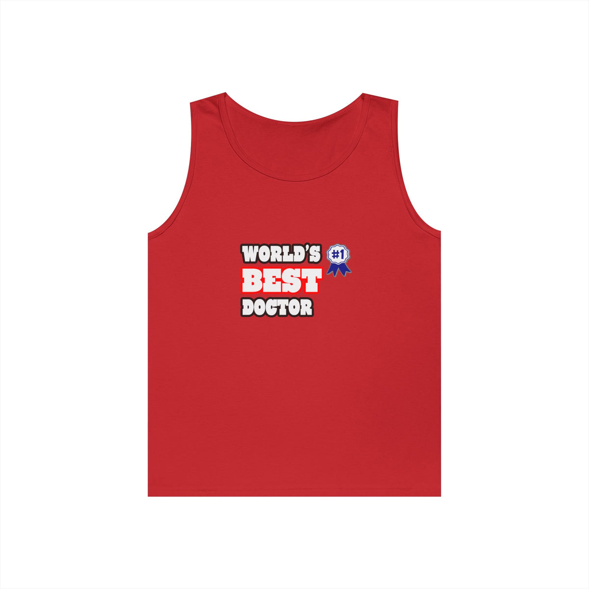 World's Best Doctor - Unisex Heavy Cotton Tank Top