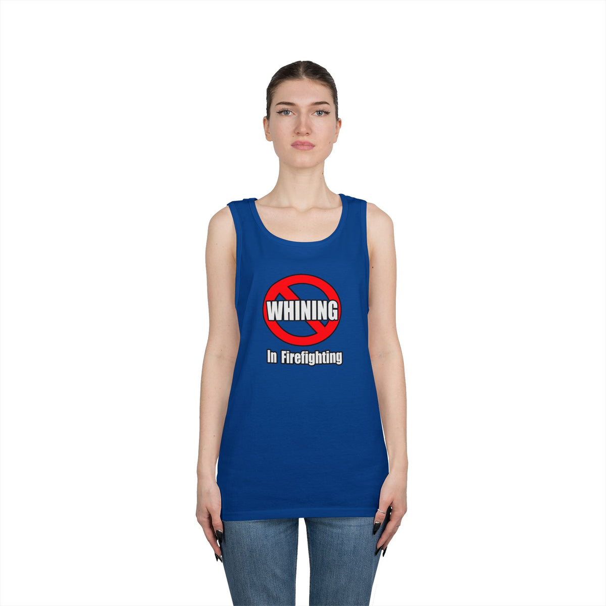 No Whining In Firefighting - Unisex Heavy Cotton Tank Top