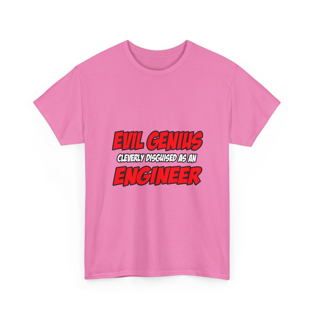 Evil Genius...Engineer - Unisex Heavy Cotton Tee