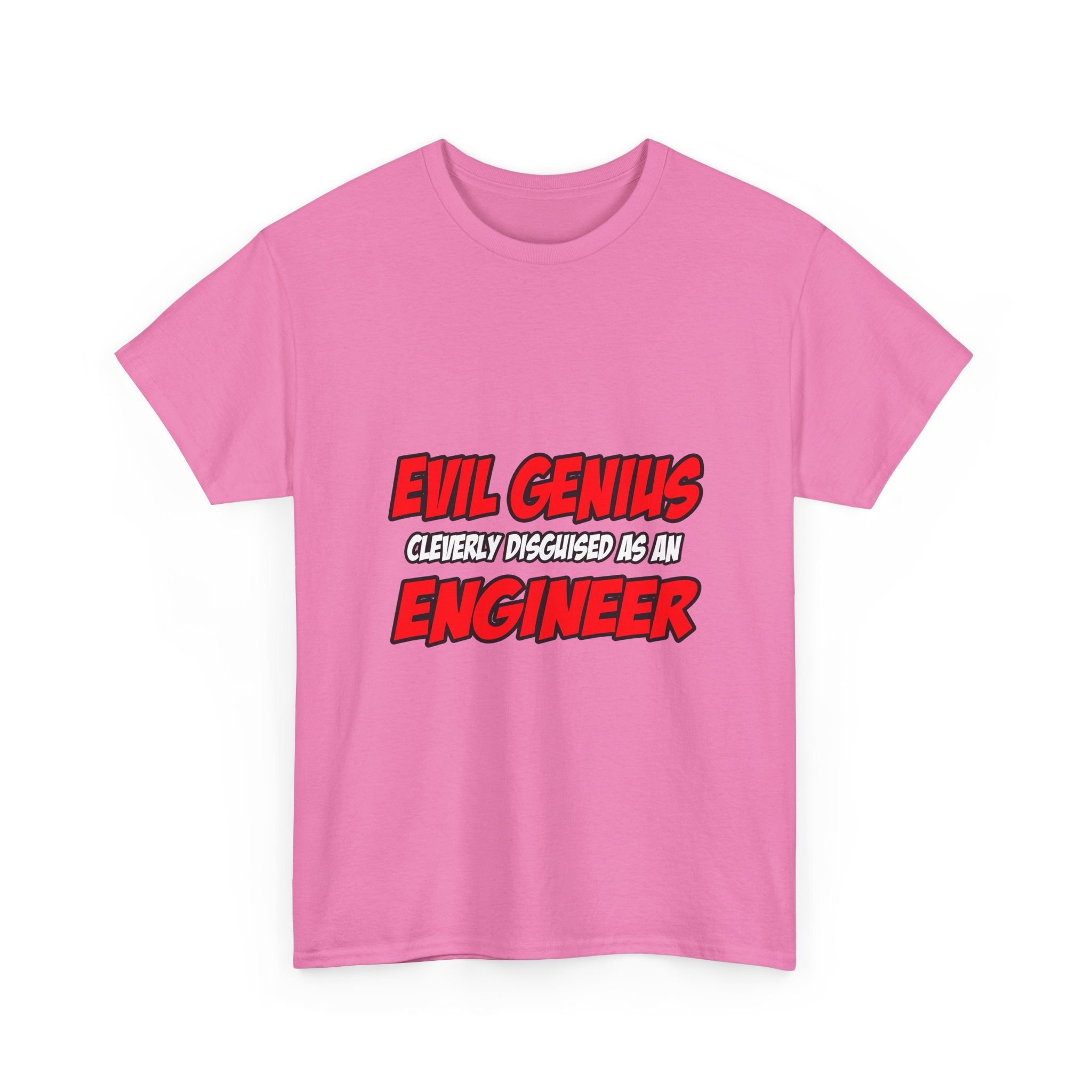 Evil Genius...Engineer - Unisex Heavy Cotton Tee