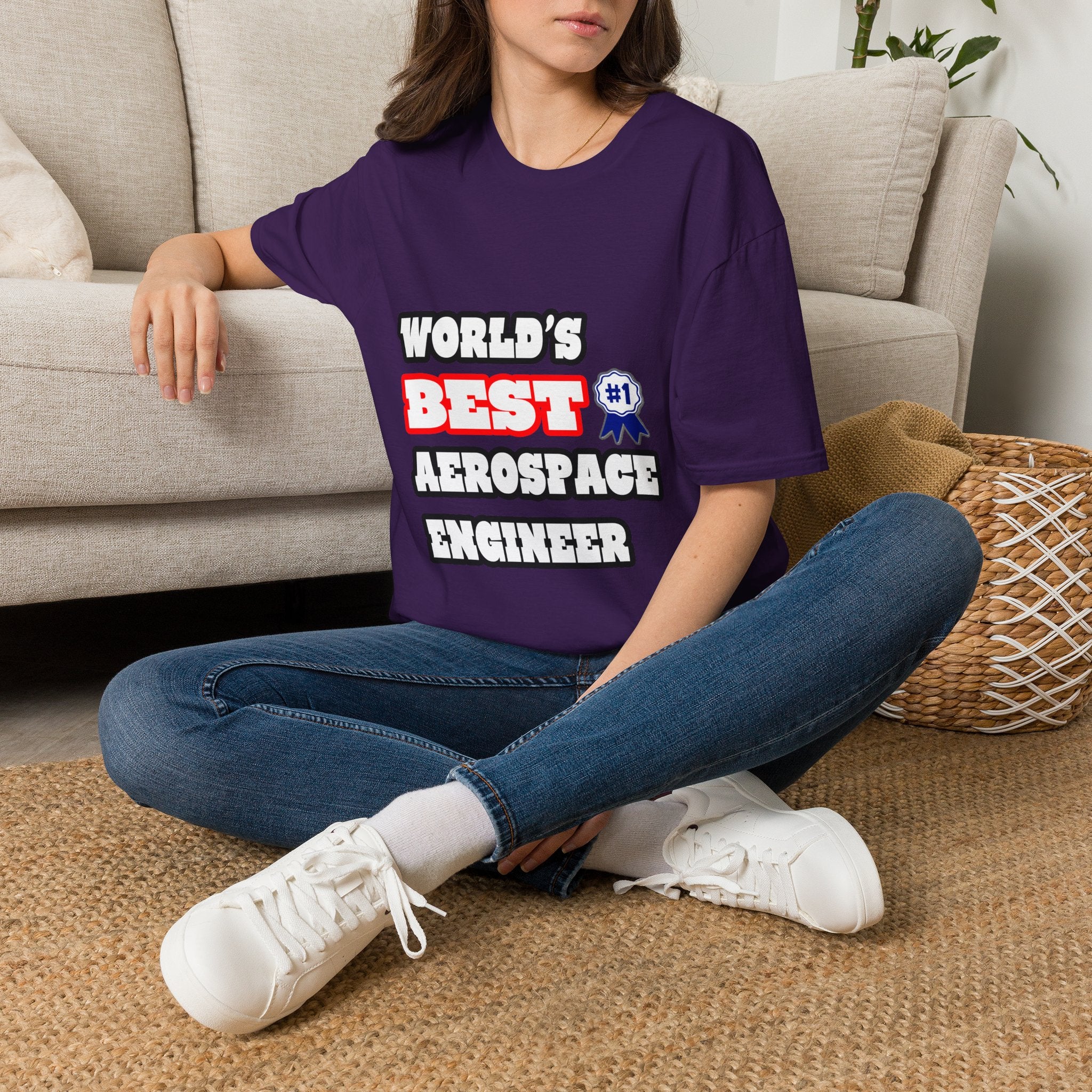World's Best Aerospace Engineer - Unisex Softstyle T-Shirt