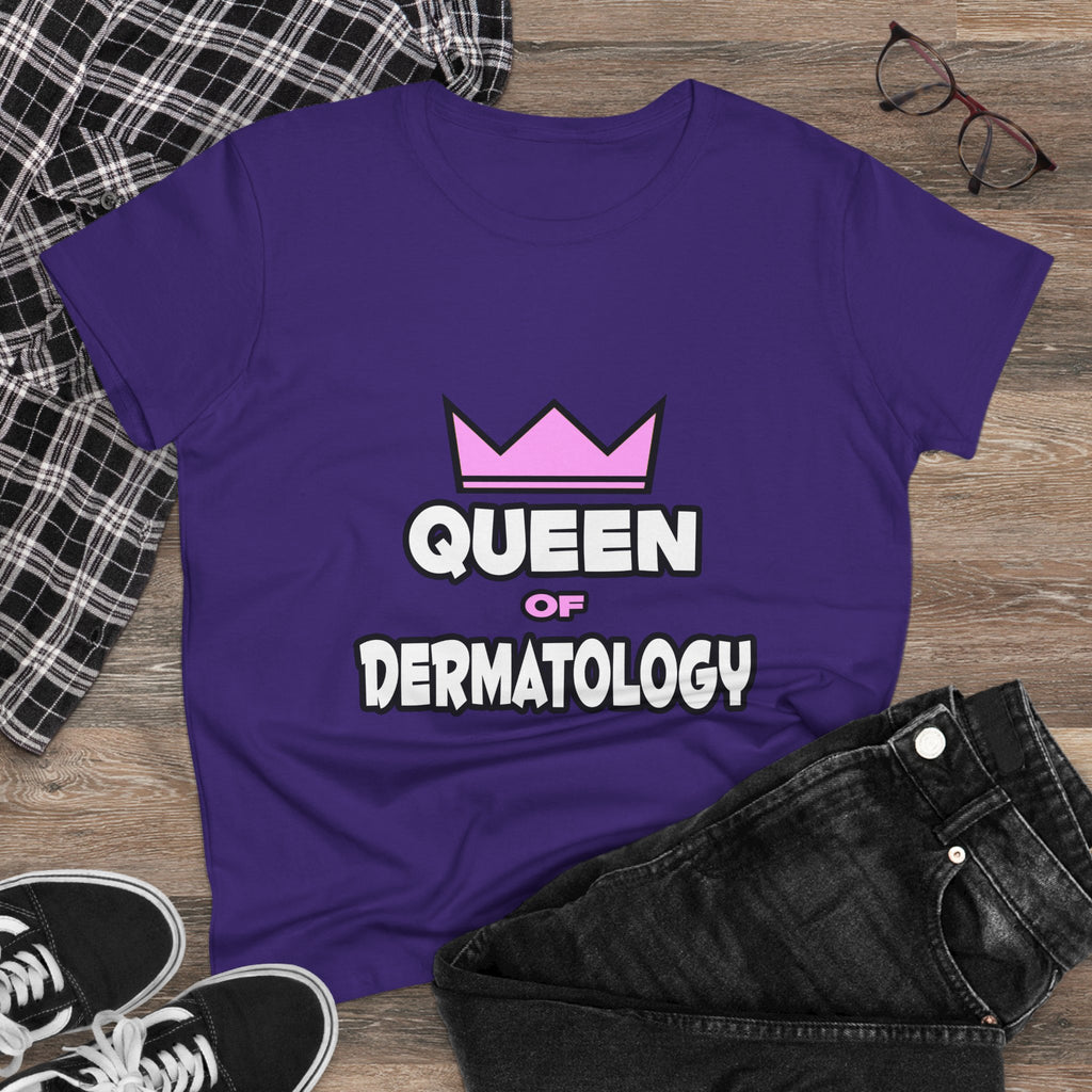 Queen of Dermatology - Women's Midweight Cotton Tee