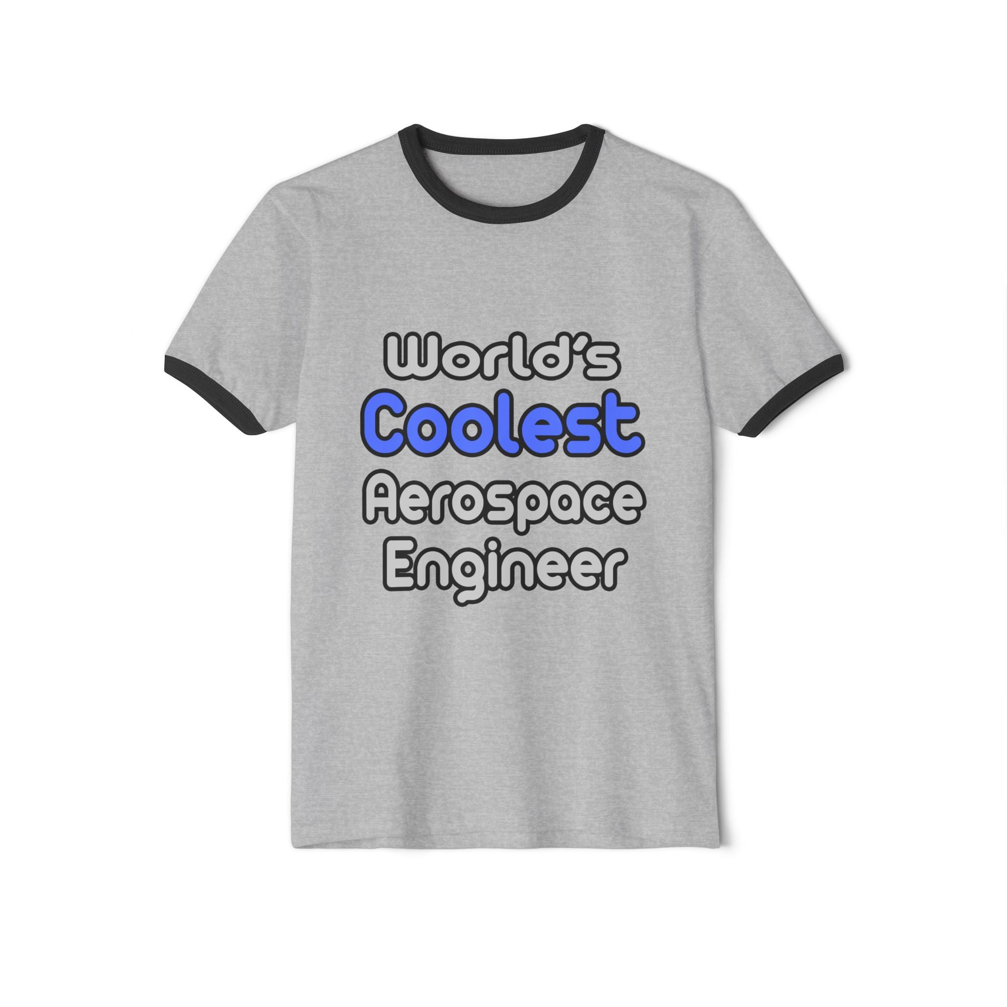 World's Coolest Aerospace Engineer - Unisex Cotton Ringer T-Shirt