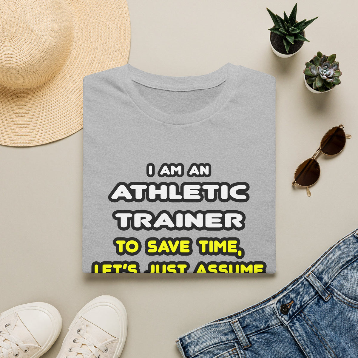Funny Athletic Trainer T Shirts - Unisex Softstyle T-Shirt