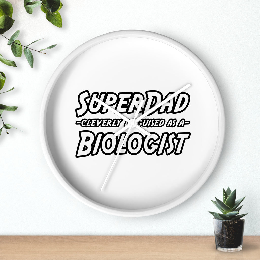 SuperDad Biologist - Wall Clock