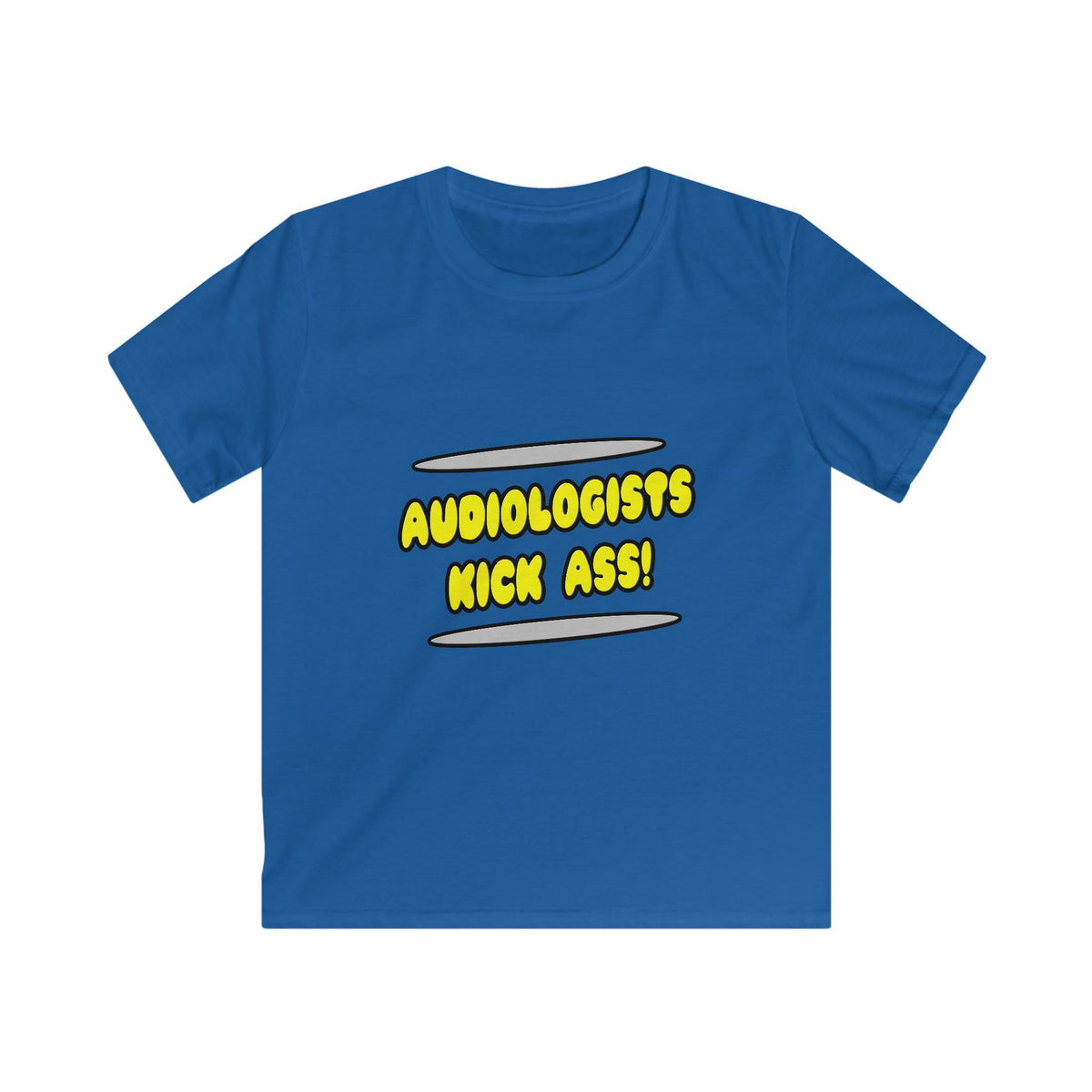 Audiologists Kick Ass! - Kids Softstyle Tee