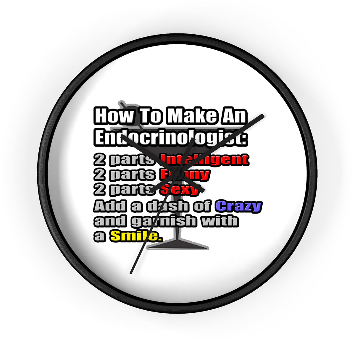 How To Make an Endocrinologist - Wall Clock
