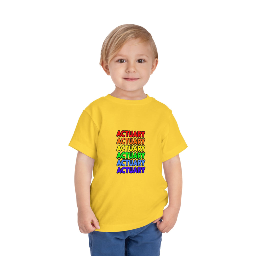 Rainbow Actuary - Toddler Short Sleeve Tee