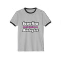 SuperMom Biologist - Unisex Cotton Ringer T-Shirt