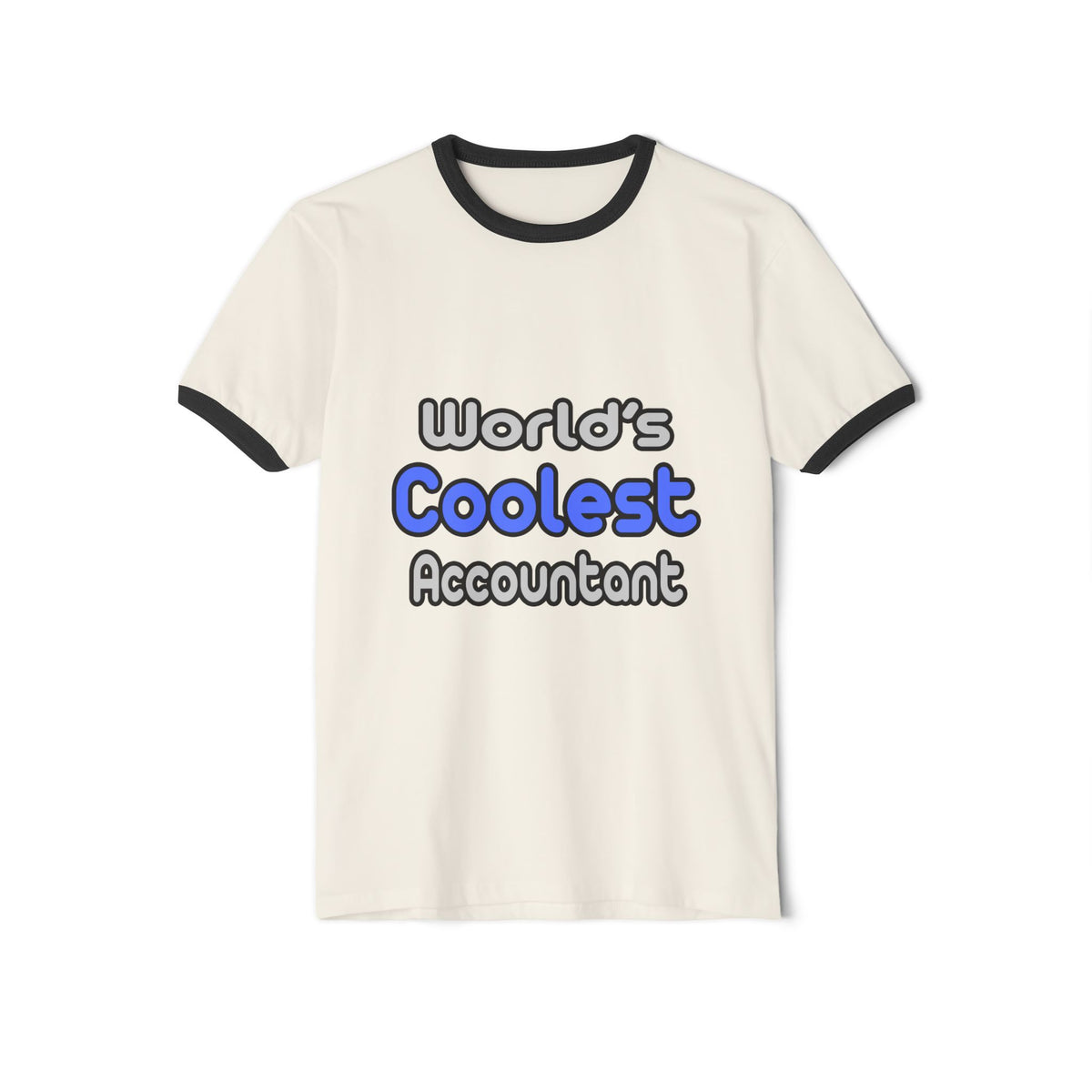 World's Coolest Accountant - Unisex Cotton Ringer T-Shirt