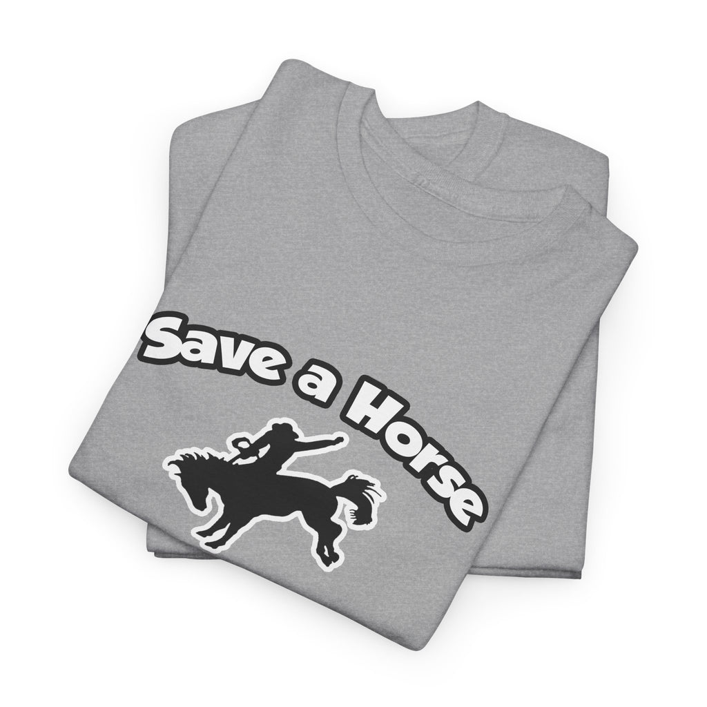Save a Horse, Ride an Endocrinologist - Unisex Heavy Cotton Tee