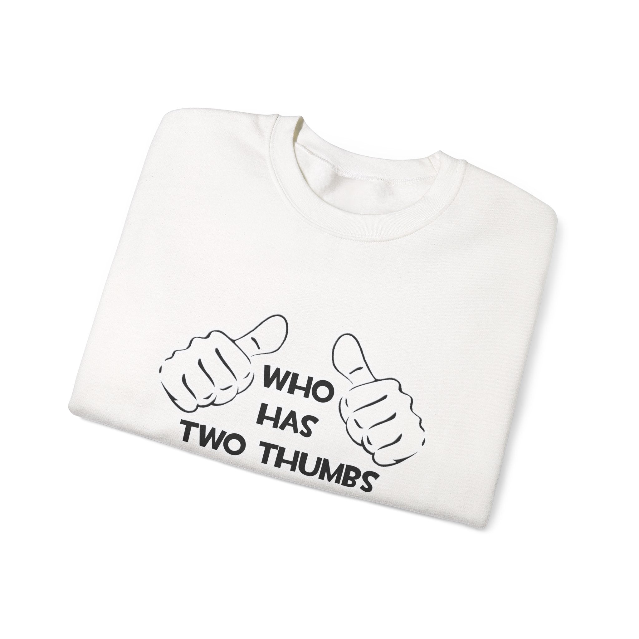 Two Thumbs and Loves Being an Astronomer - Unisex Heavy Blend™ Crewneck Sweatshirt