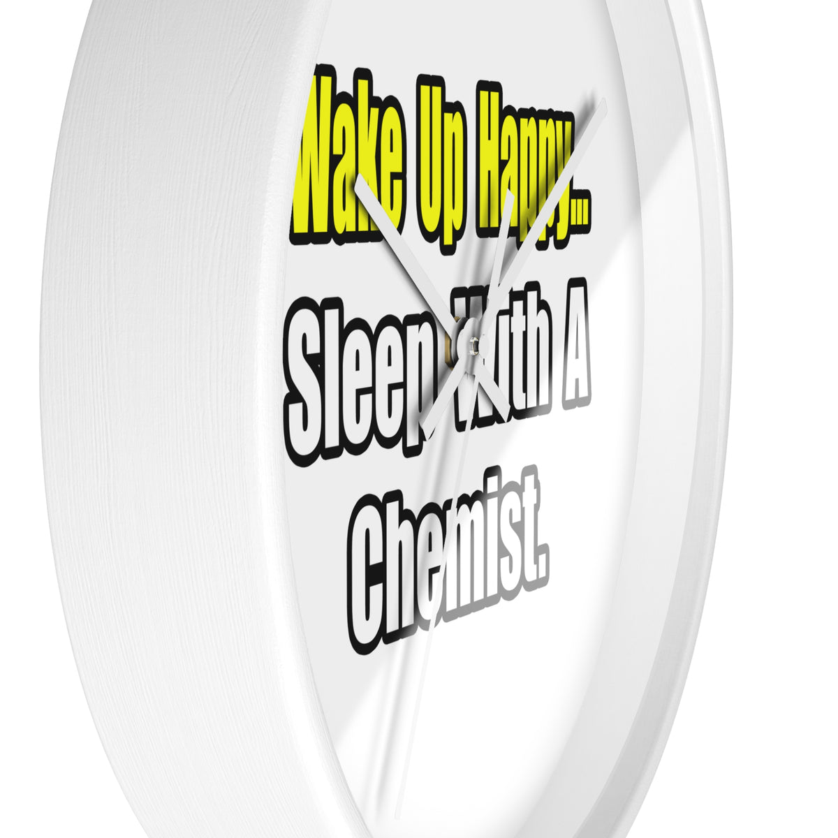 Sleep With Chemist - Wall Clock