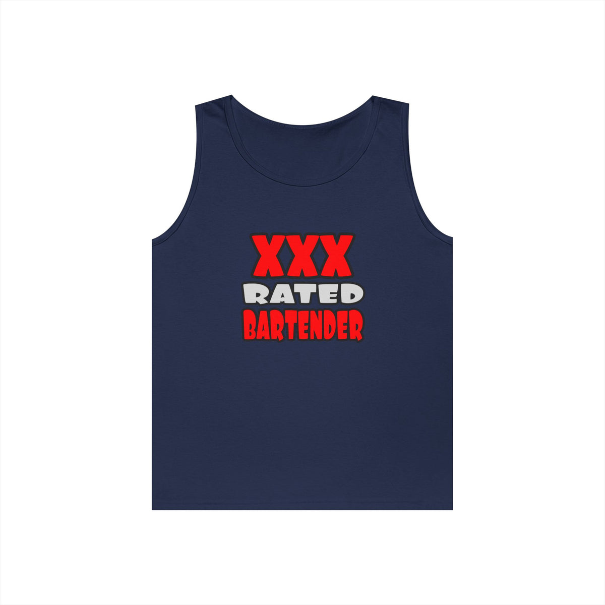 XXX Rated Bartender - Unisex Heavy Cotton Tank Top