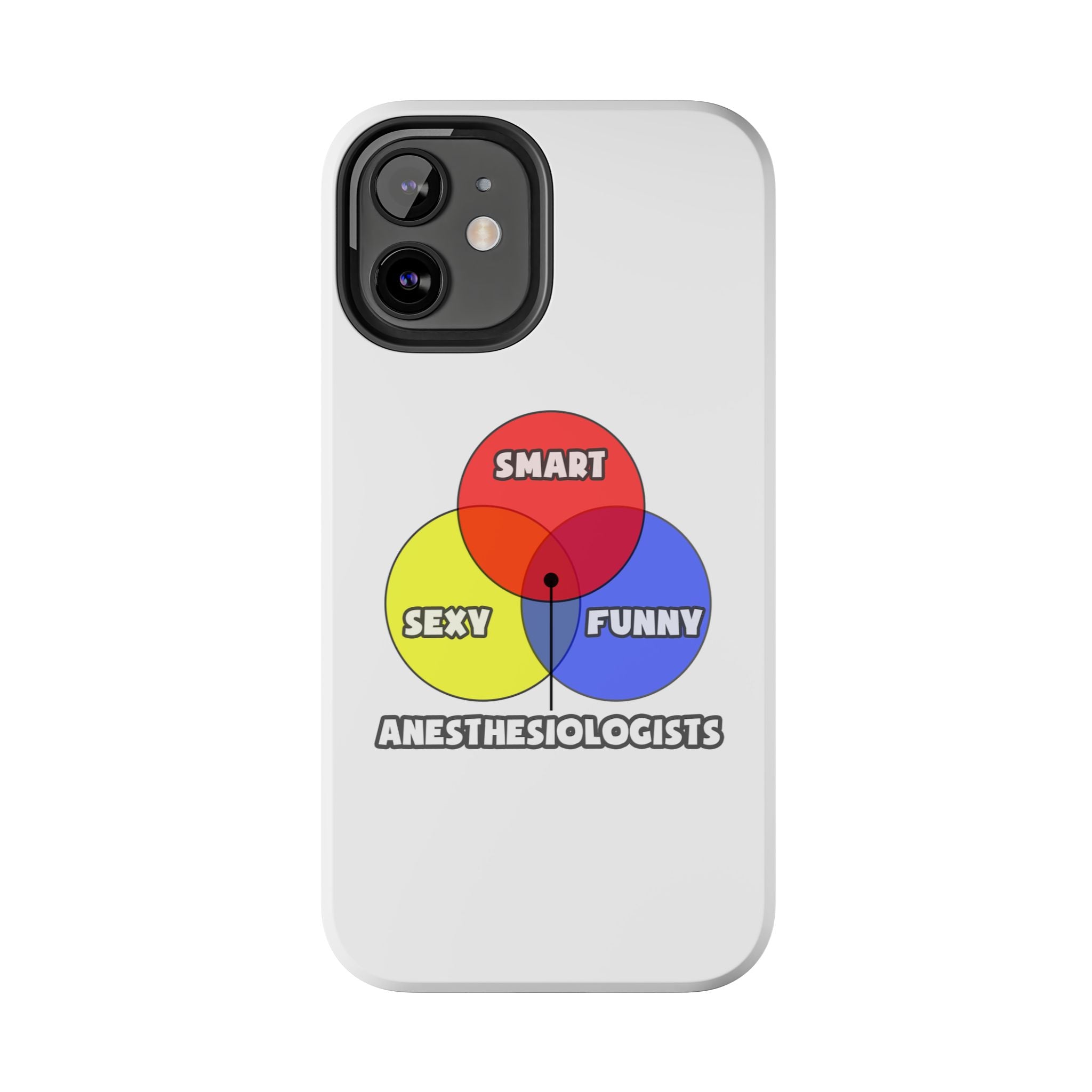 Venn Diagram .. Anesthesiologists - Tough Phone Cases