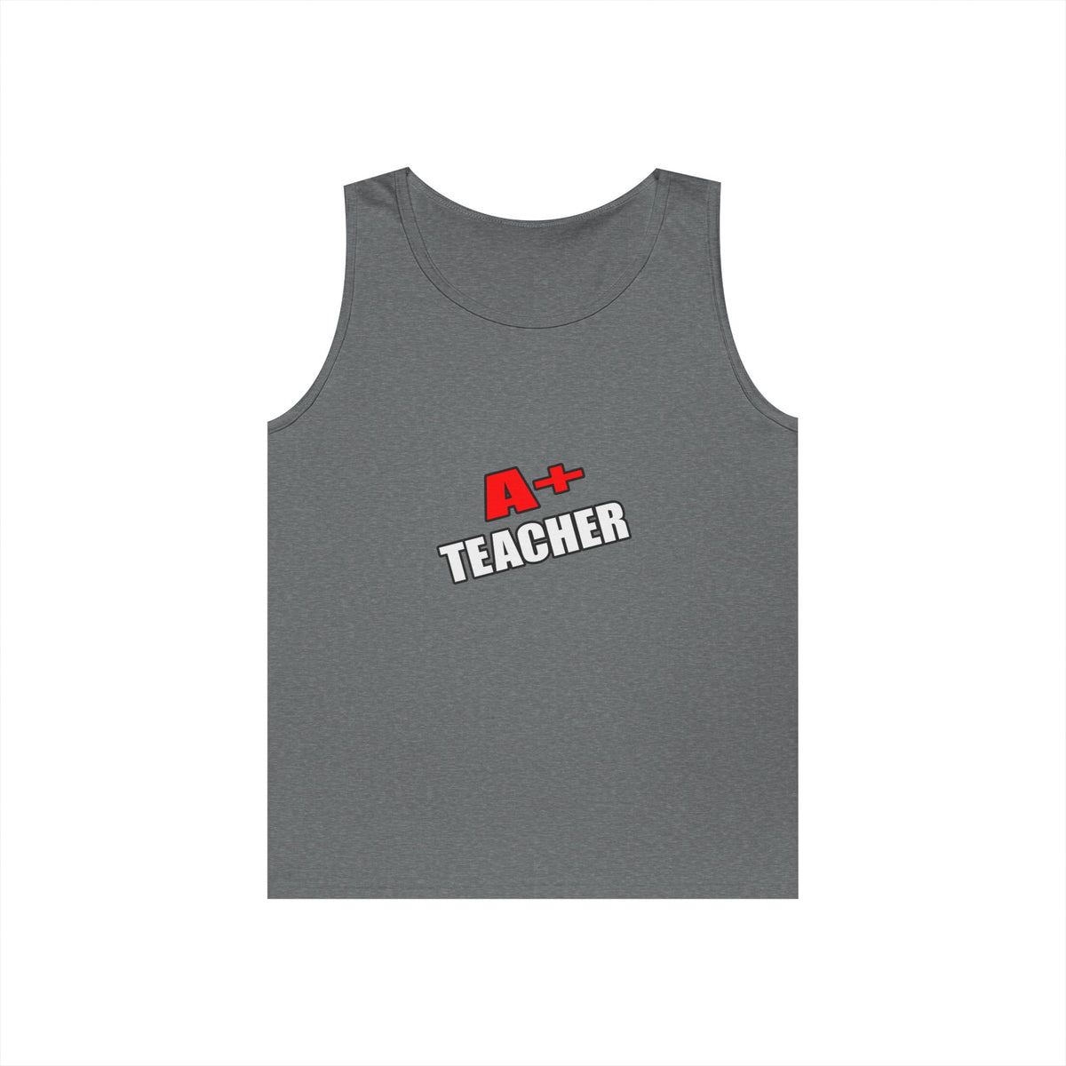a plus teacher - Unisex Heavy Cotton Tank Top