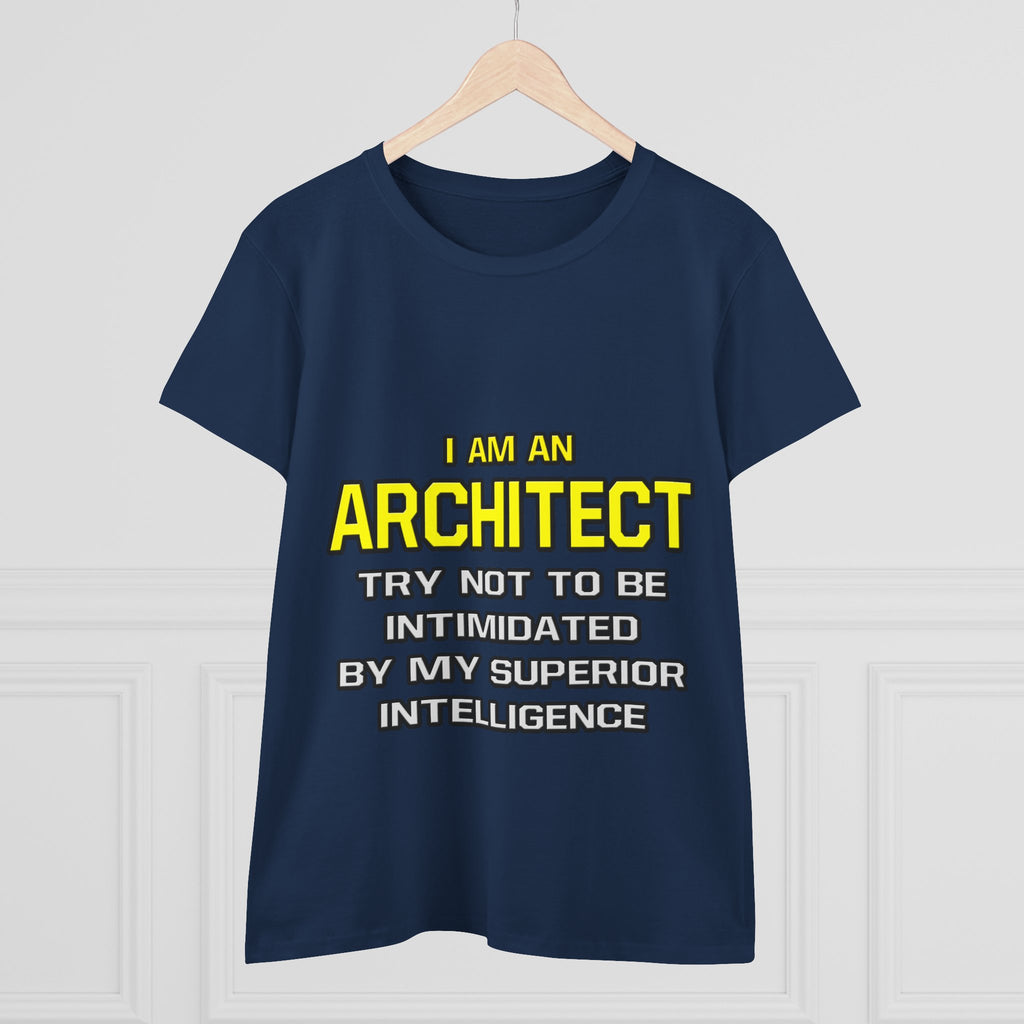 Architect...Superior Intelligence - Women's Midweight Cotton Tee