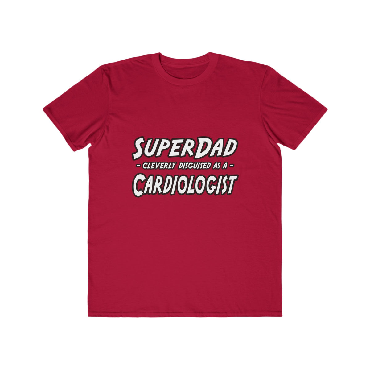 SuperDad...Cardiologist - Men's Lightweight Fashion Tee