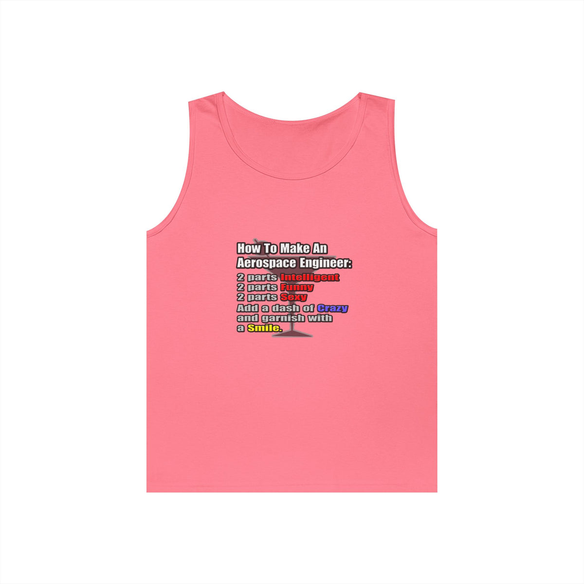 How To Make an Aerospace Engineer - Unisex Heavy Cotton Tank Top