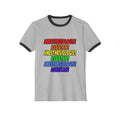 Rainbow Anesthesiologist Assistant - Unisex Cotton Ringer T-Shirt