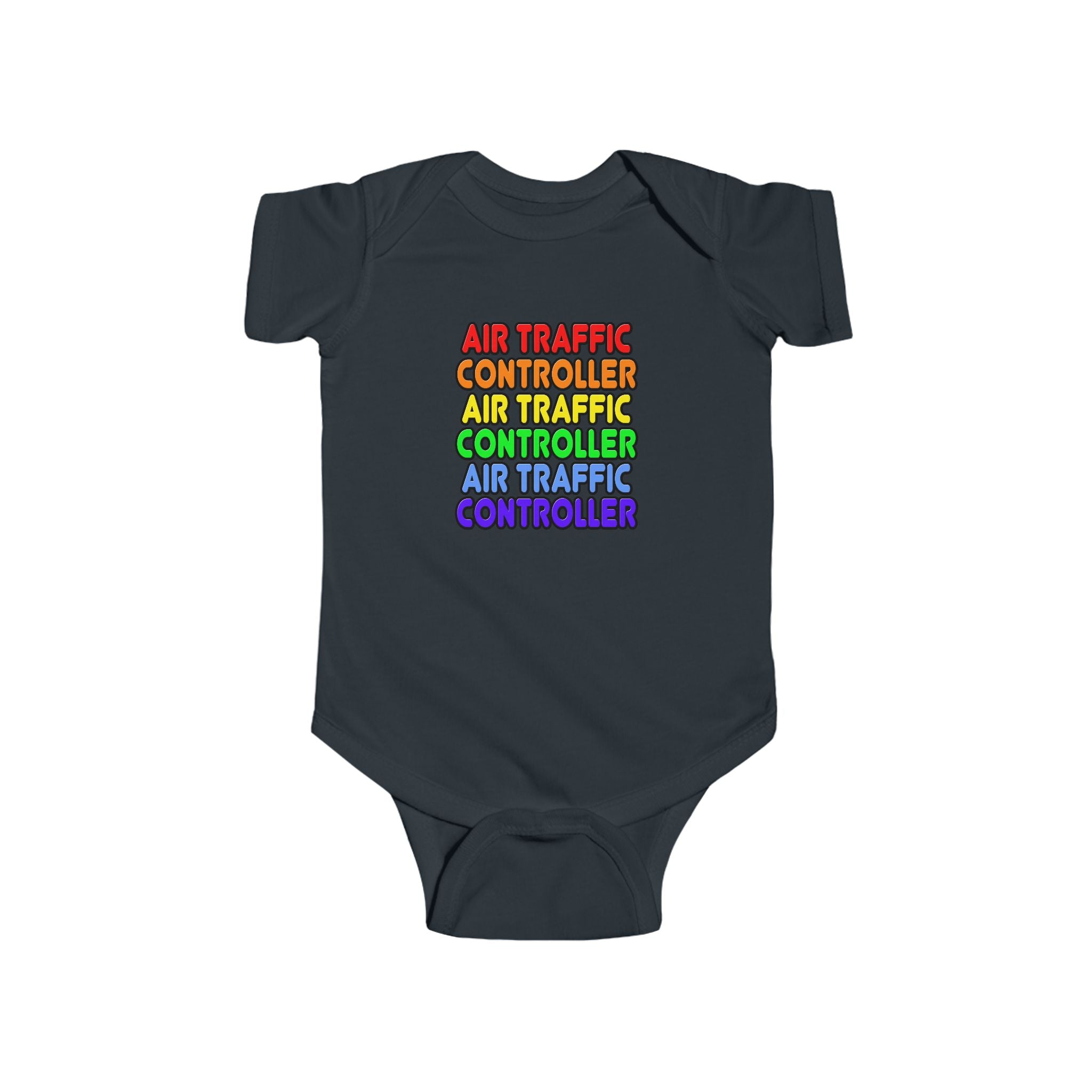 Rainbow Air Traffic Controller - Infant Fine Jersey Bodysuit