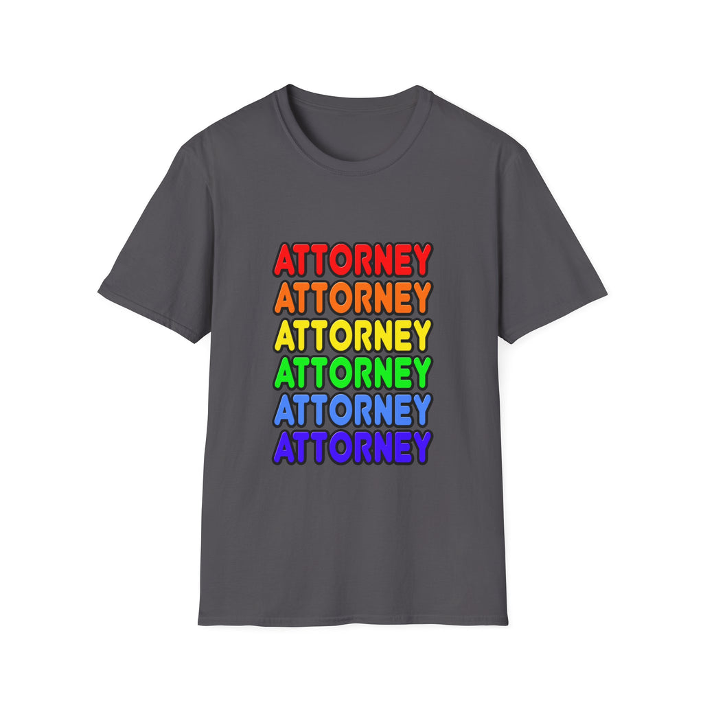 Rainbow Attorney - Unisex Softstyle T-Shirt