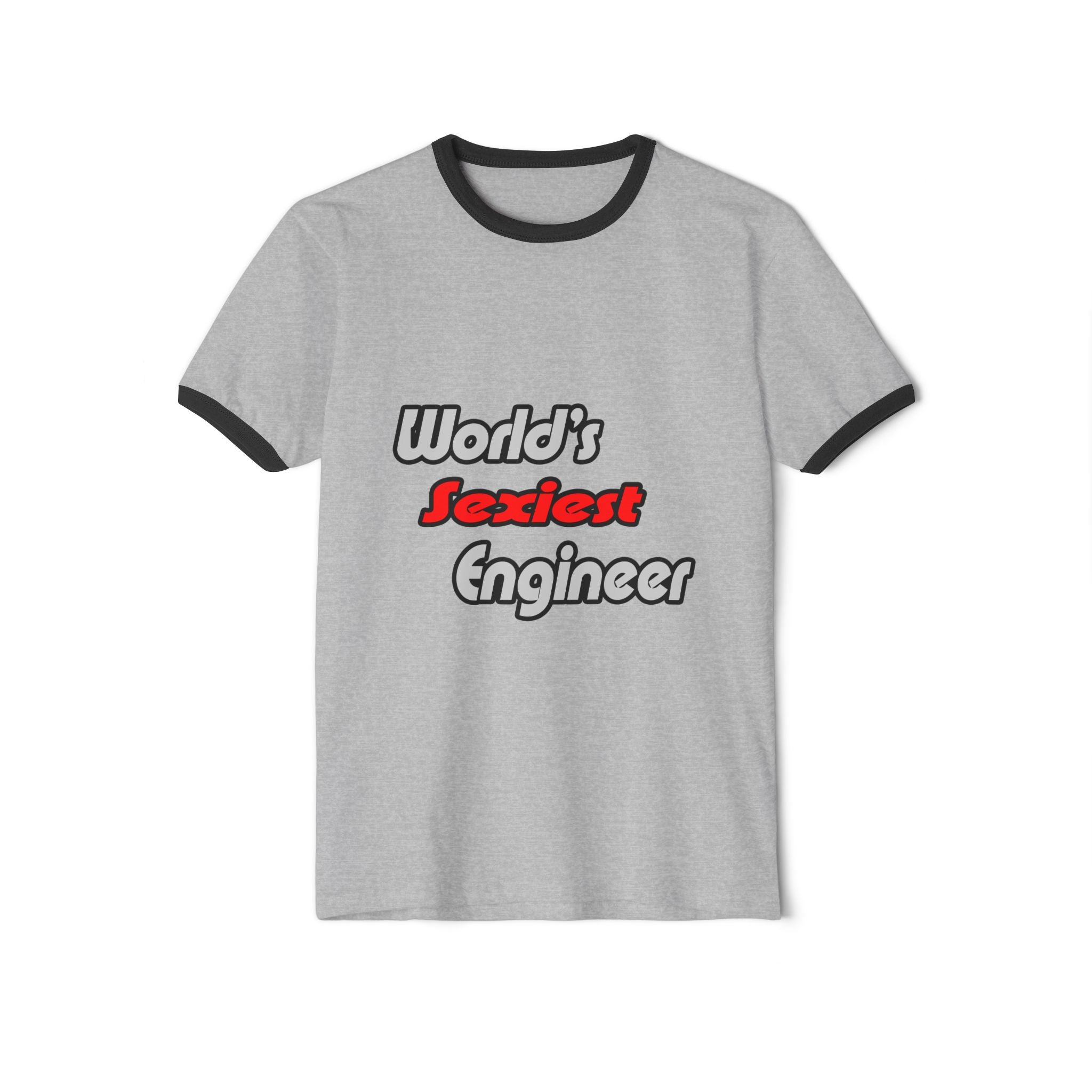 World's Sexiest Engineer - Unisex Cotton Ringer T-Shirt