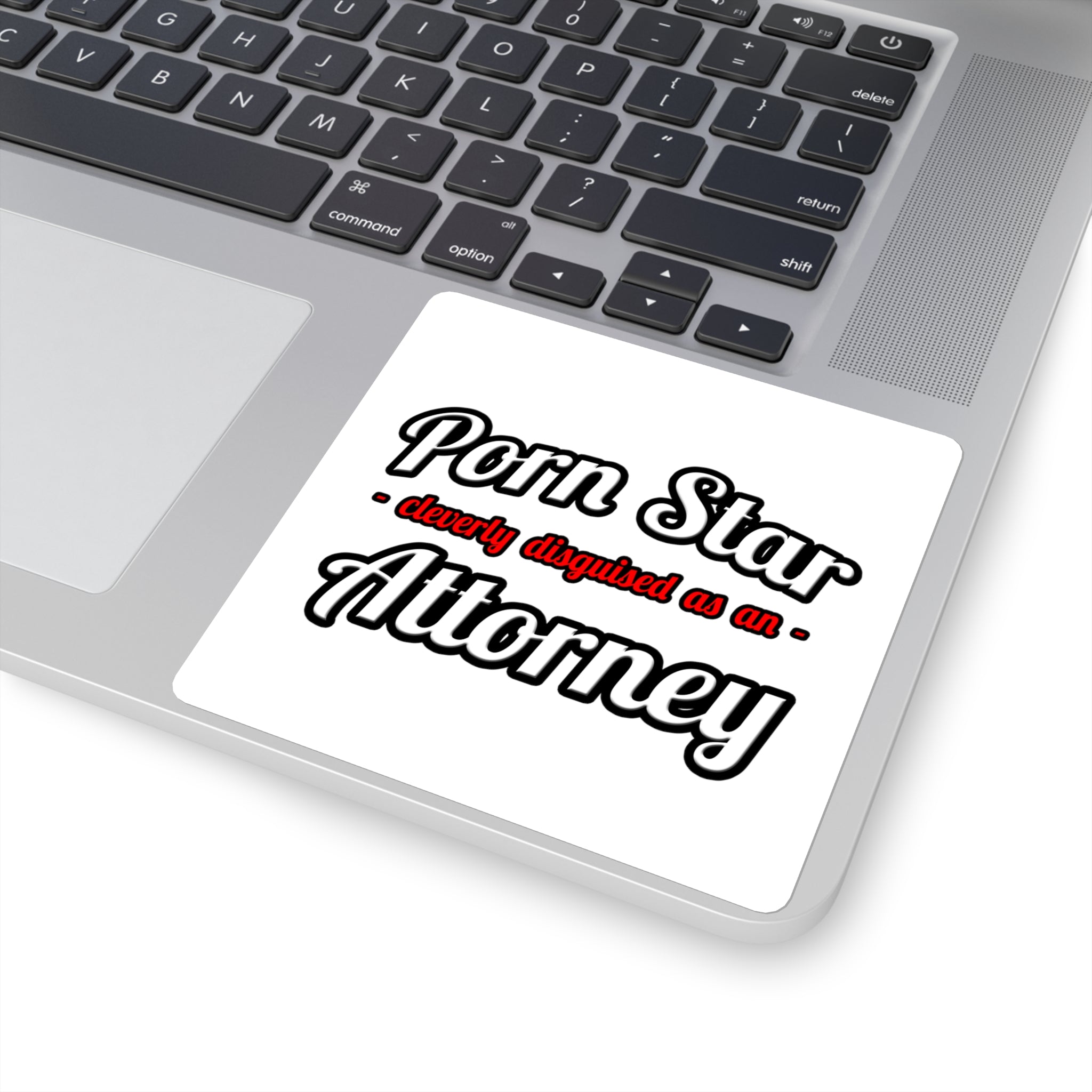 Porn Star... Attorney - Square Stickers
