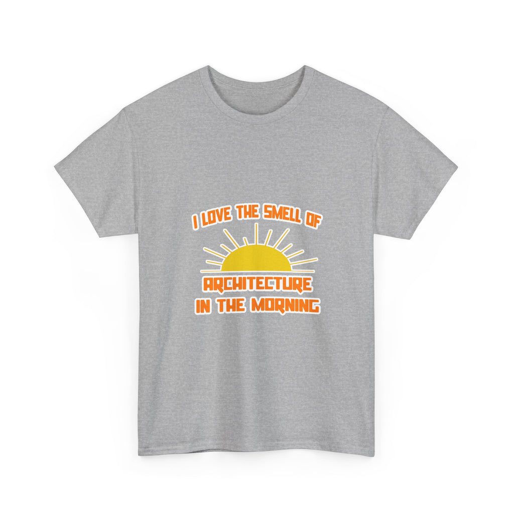 Smell of Architecture in the Morning - Unisex Heavy Cotton Tee