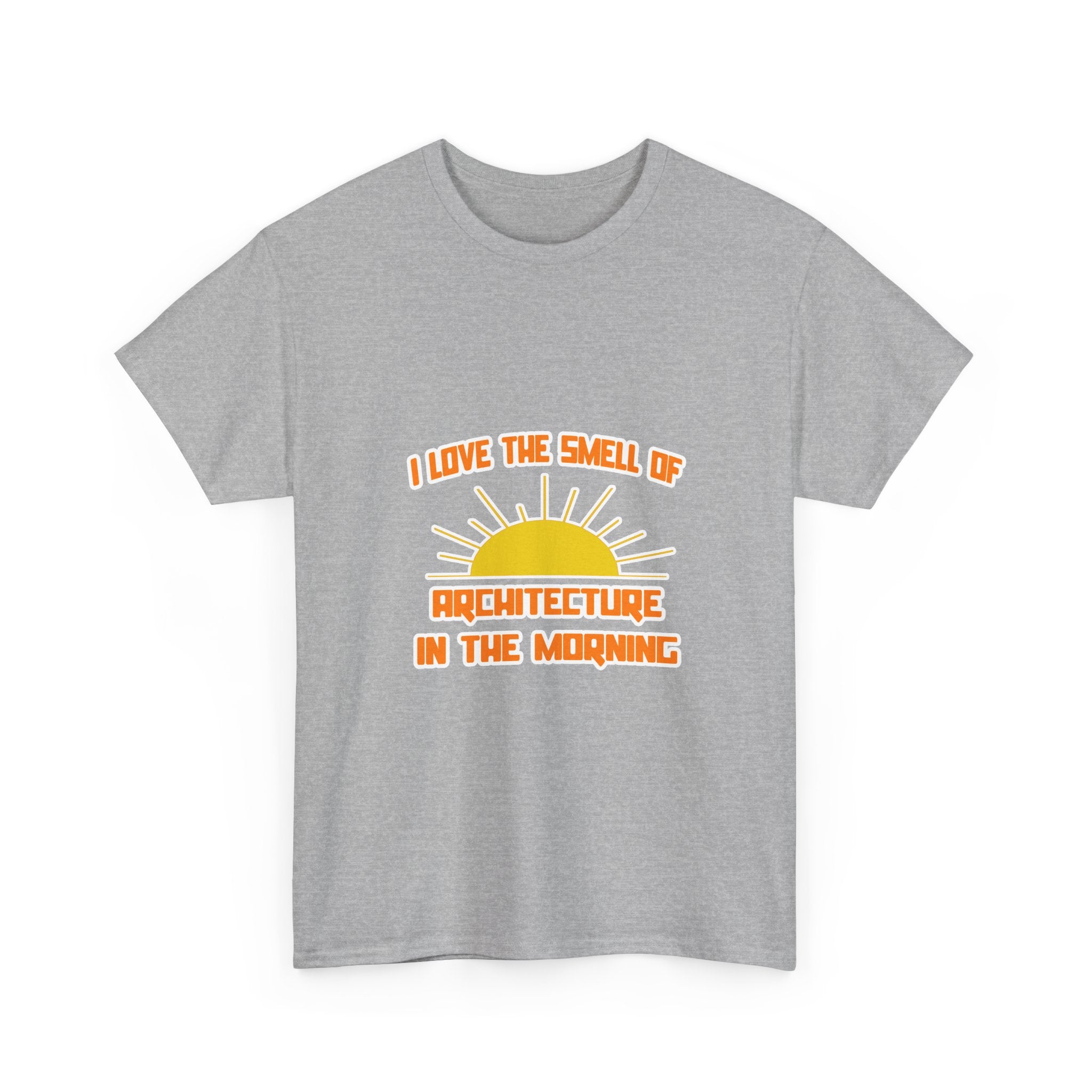 Smell of Architecture in the Morning - Unisex Heavy Cotton Tee