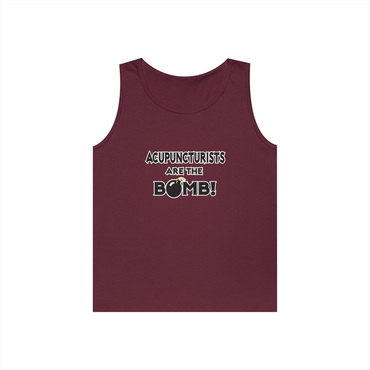 Acupuncturists Are The Bomb! - Unisex Heavy Cotton Tank Top