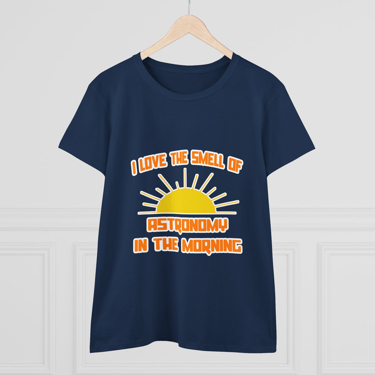 Smell of Astronomy in the Morning - Women's Midweight Cotton Tee