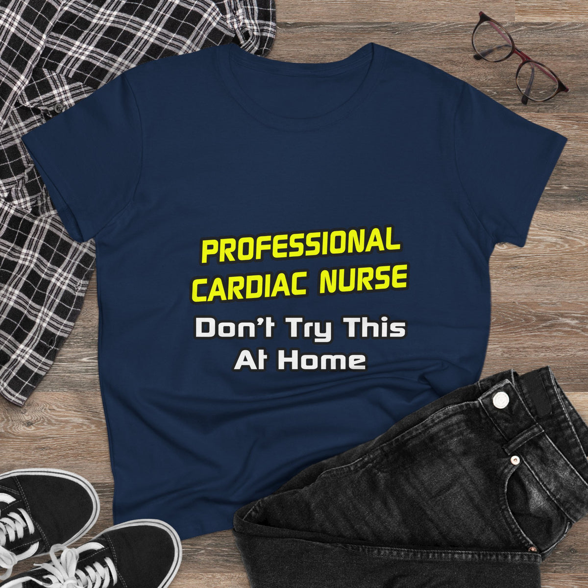 Professional Cardiac Nurse .. Joke - Women's Midweight Cotton Tee