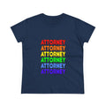 Rainbow Attorney - Women's Midweight Cotton Tee