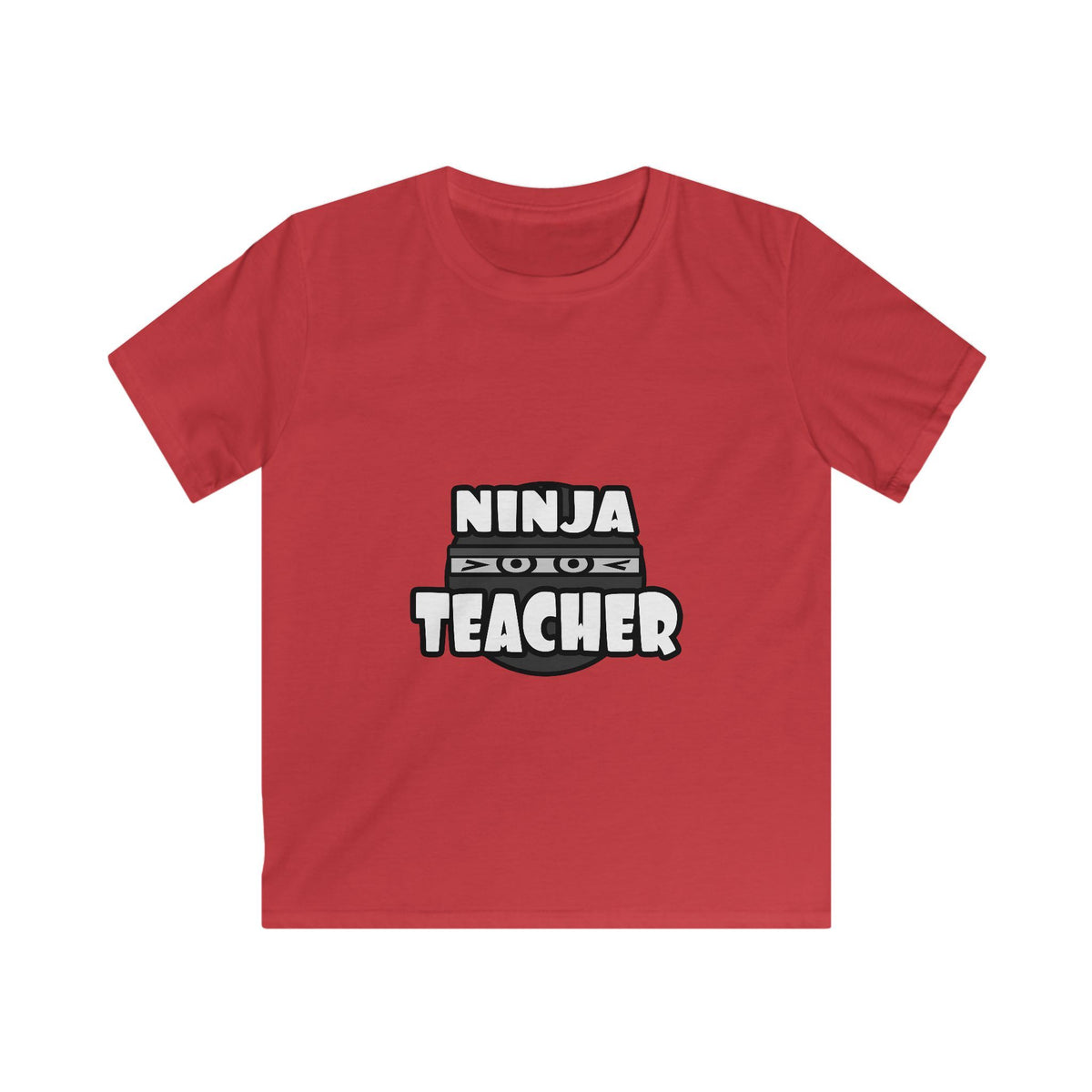 Ninja Teacher - Kids Softstyle Tee
