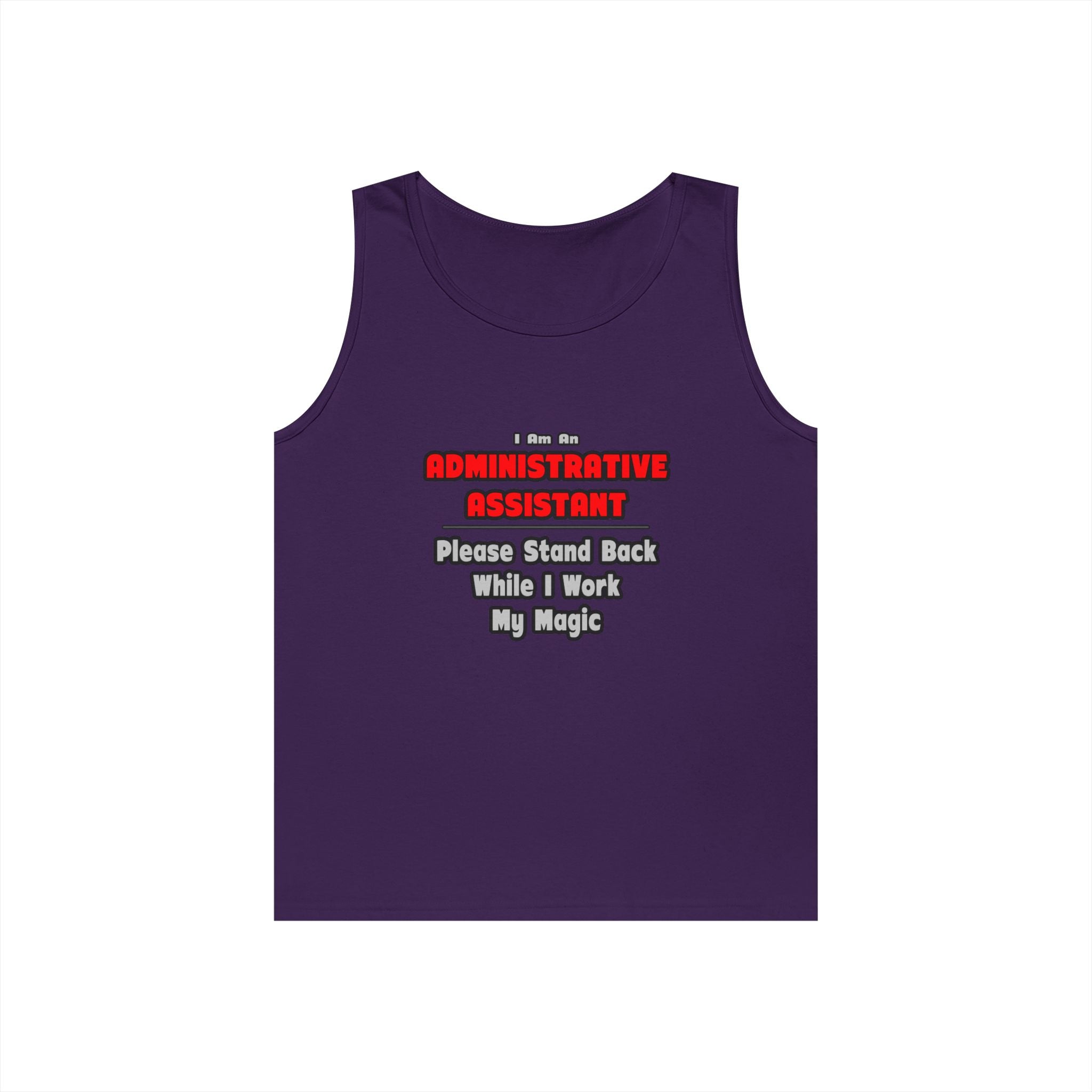 Administrative Assistant...Work My Magic - Unisex Heavy Cotton Tank Top